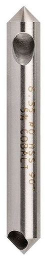 [BOR3840-6.35] Countersink XHole 2-5mm HSSCo Bright Bordo