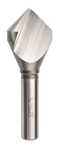[BOR3842-30.0] Countersink Single Flute 3-30mm HSSCo Bright Bordo