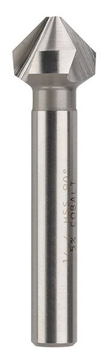 [BOR3843-14.4] Countersink Three Flute 2.5-14.4mm HSSCo Bright Bordo