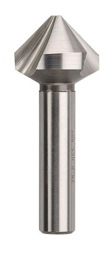 [BOR3843-28.0] Countersink Three Flute 3.5-28mm HSSCo Bright Bordo