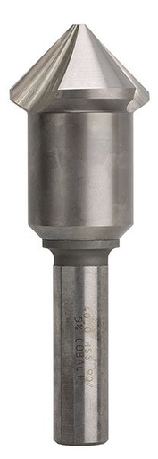[BOR3843-40.0] Countersink Three Flute 4.5-40mm HSSCo Bright Bordo