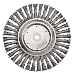[BOR5106-85.5S] Wheel Brush Twist  85x6mm Steel Spindle (6)