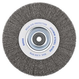 [BOR5108-100/16.3] Wheel Brush Crimp 100x20mm Steel MultiBore Bordo