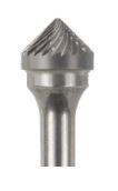 [BUR.PM49-1001] Carbide Bur 90° Taper Shape 1/4" Double Cut 