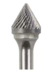 [BUR.PM50-1002] Carbide Bur 60° Taper Shape 3/8" Double Cut 