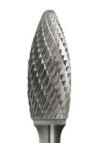[BUR.PM51-1001] Carbide Bur Flame Shape 5/16x3/4" Double Cut SH2