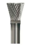 [BUR.PM52-1001] Carbide Bur Inverted Taper Shape 1/4x5/16" Double Cut 