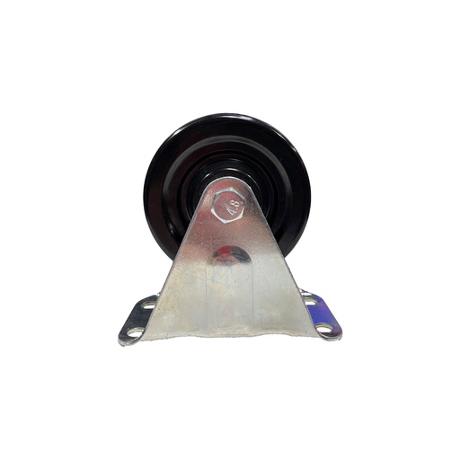[CAS.IND-RB2.5F] Castor 2-1/2" Fixed Black Rubber