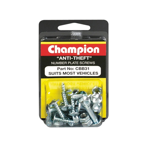 [CHAM.CBB31] Anti Theft Screw Asstment Champion