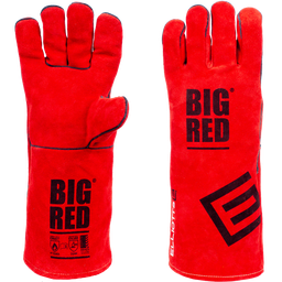 [ELL.300FLWKT] Welding Glove Gauntlet Big Red Kevlar Stitch L Elliott