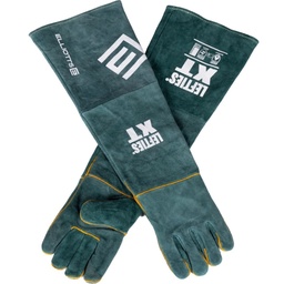 [ELL.4062LHOXTLRG] Welding Glove Gauntlet Left Hand Green Extended