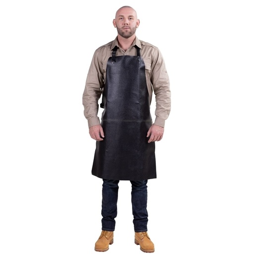 [ELL.AA004] Welding Apron Leather 914x559mm Grain Leath Straps