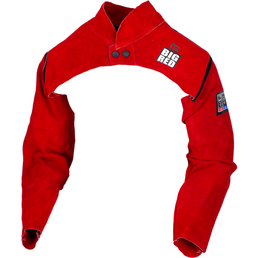 [ELL.BRSWY] Welding Sleeves With Yoke Leather Big Red