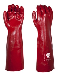 [ELL.ELG710010] Glove Chemical PVC Red 45cm Chem-Vex