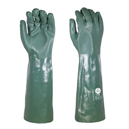 [ELL.ELG720010] Glove Chemical PVC Green 45cm Chem-Vex
