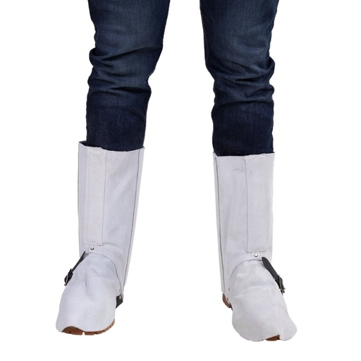 [ELL.WL16CRQ] Welding Leggings Leather Chrome 203mm