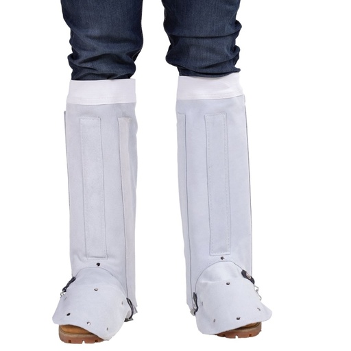 [ELL.WL400CC] Welding Leggings Leather Chrome 406mm