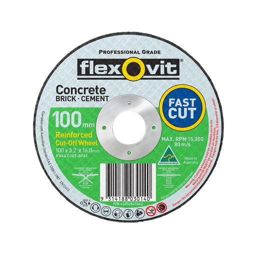 [FLEX.66252841642] Cut Off Disc 100x3.2x16.0 Masonry FH64 Flexovit