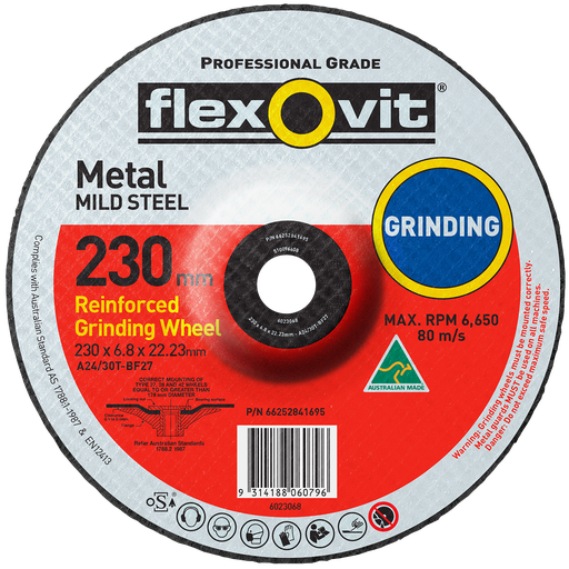 [FLEX.66252841695] Grinding Disc 230x6.8x22 Metal A24/30T Flexovit