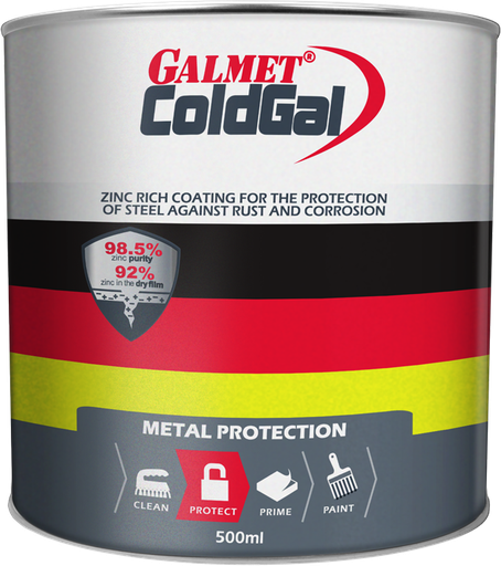 [GAL.GGCG250M] Paint Cold Galvanising Grey 250ml Galmet ColdGal