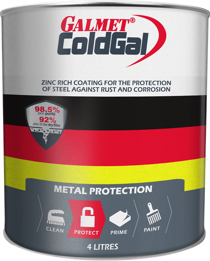[GAL.GGCG4L] Paint Cold Galvanising Grey 4L Galmet ColdGal