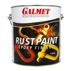 [GAL.GRPBF4L] Paint Rustpaint Black Flat 4L Galmet