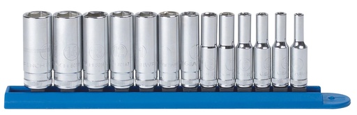 [GEAR.80304] Socket Set 1/4dr Deep 6pt Metric 13pc GearWrench