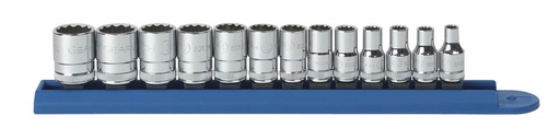[GEAR.80306] Socket Set 1/4dr 12pt Metric 13pc GearWrench