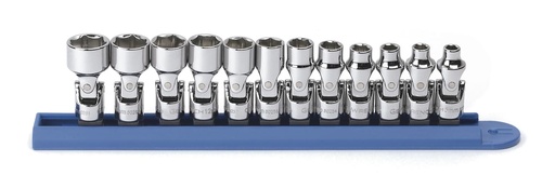 [GEAR.80311] Socket Set 1/4dr Flex 6pt Metric 12pc GearWrench