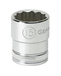 [GEAR.80491] Socket 15mm 3/8dr 12 Point GearWrench