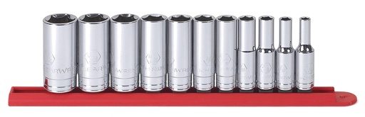 [GEAR.80555] Socket Set 3/8dr Deep 6pt AF 11pc GearWrench