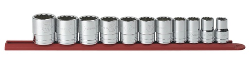 [GEAR.80711] Socket Set 1/2dr 12pt AF 11pc GearWrench