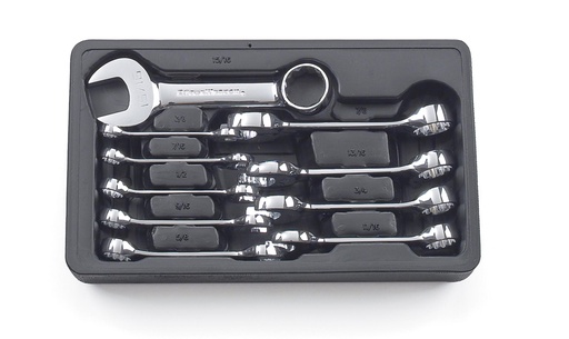 [GEAR.81905] Combination Spanner Set Stubby AF 10pc GearWrench