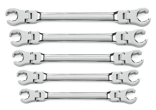 [GEAR.81910] Flare Nut Spanner Set Flex Head 1/-7/8" 5pc