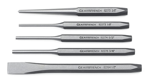 [GEAR.82304] Punch & Chisel Set 5pc