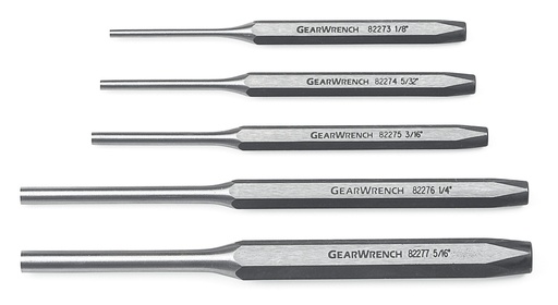 [GEAR.82309] Pin Punch Set 5pc