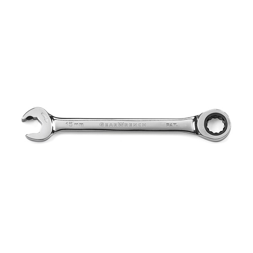 [GEAR.85515] Gear Ratchet Spanner 15mm Ring & O/End GearWrench