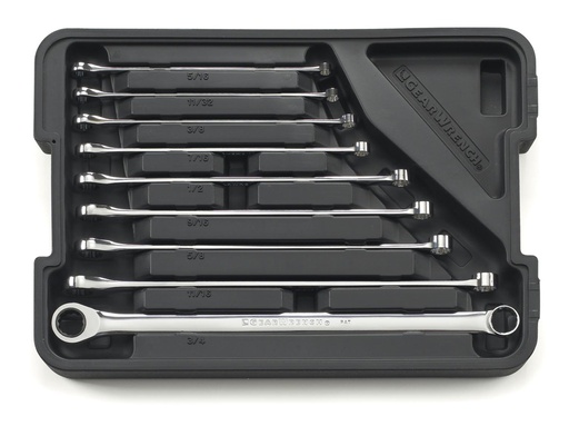 [GEAR.85998] Gear Ratchet Spanner Set Single Ring XL 5/16-3/4"