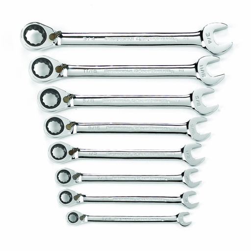 [GEAR.9533N] Gear Ratchet Spanner Set Reverse AF 8pc GearWrench