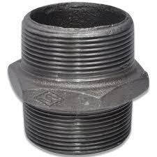 [AAP.SN40] Hexagon Nipple 40x40mm (1-1/2Mx1-1/2M) HN40 Steel