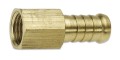 [JAM.29.1260] Threaded Tail 1/4"HBx3/8F BSP 4TF6 Brass