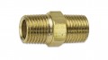 [PWE.HN8] Hexagon Nipple 8x8mm (1/4Mx1/4M) HN08 Brass PWE