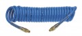 [JAM.55.6103] Hose Recoil 8mm Polyurethane 6m Blue 1/4BSBM Jamec