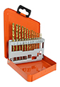 [JDLS.ALPHA.SI13] Drill Set Jobber 1/16-1/4 (1/64 rises) HSS Alpha
