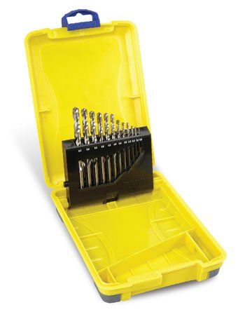 [JDLS.BORDO.F2] Drill Set Jobber 1/16-3/8 (1/64 rises) HSS Bordo