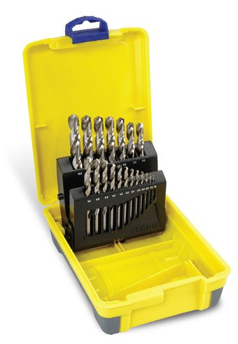 [JDLS.BORDO.F3] Drill Set Jobber 1/16-1/2 (1/64 rises) HSS Bordo