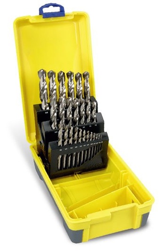 [JDLS.BORDO.M1] Drill Set Jobber 1.0-6.5mm (0.5 rises) HSS Bordo