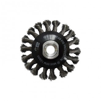 [JOSCO.BTB100] Bevel Brush Twist 100mm Steel MultiThread Josco