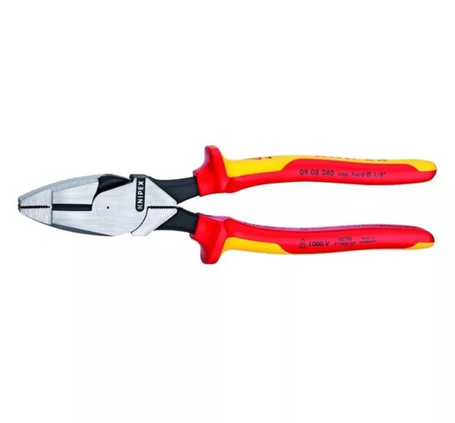 [KNIP.0908240] Linesman Plier 250mm VDE 1000V Knipex