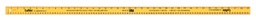 [LUF.LAR1000] Rule Metre Stick Aluminium 1000mm Yellow Lufkin